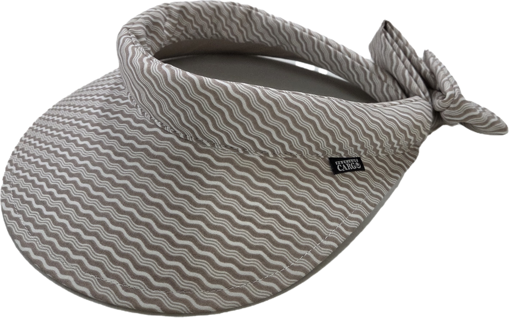 Visor || Beige Waves Self Band