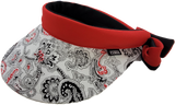 Visor || Paisley Swirl-Red