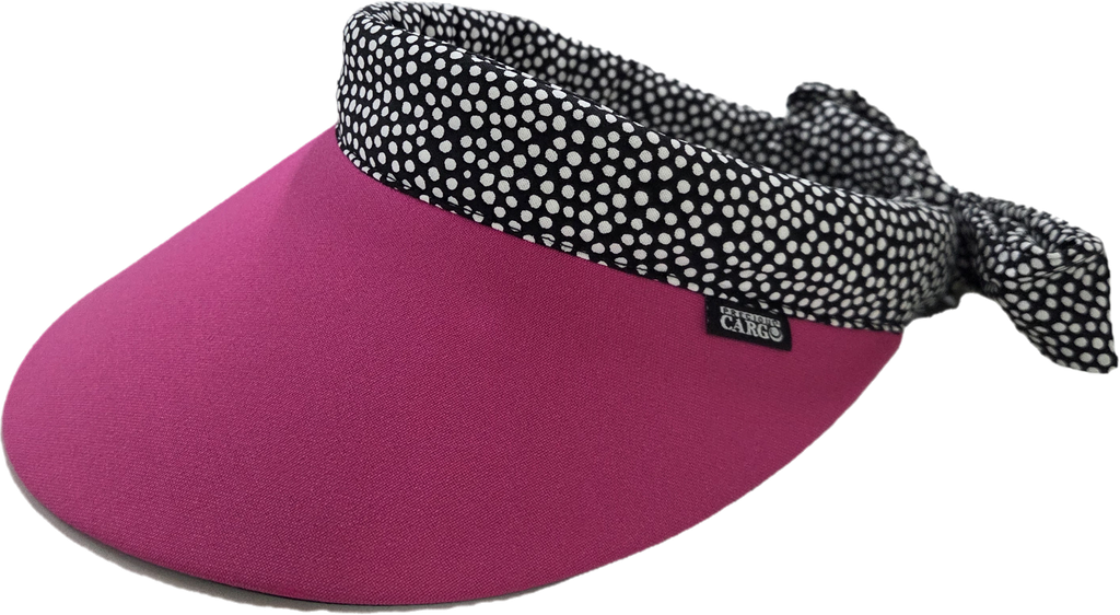 Reversible Visor II Hot Pink - Monotone Spot
