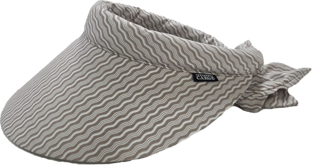 Reversible Visor II Taupe & Cream Waves