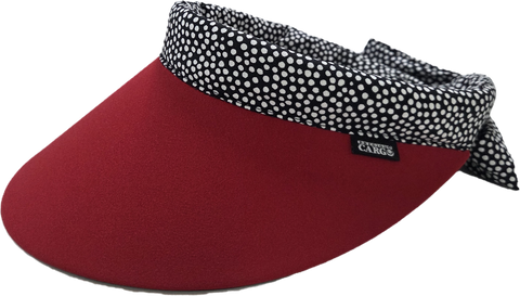 Reversible Visor II Red- Monotone Spot