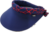 Visor || School Navy - Red Vein