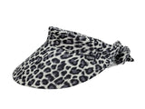 Reversible Visor II Leopard Strokes w Self band