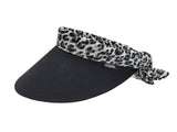 Reversible Visor II Leopard Strokes w Self band