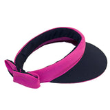 Reversible Visor || Hot Pink- School Navy