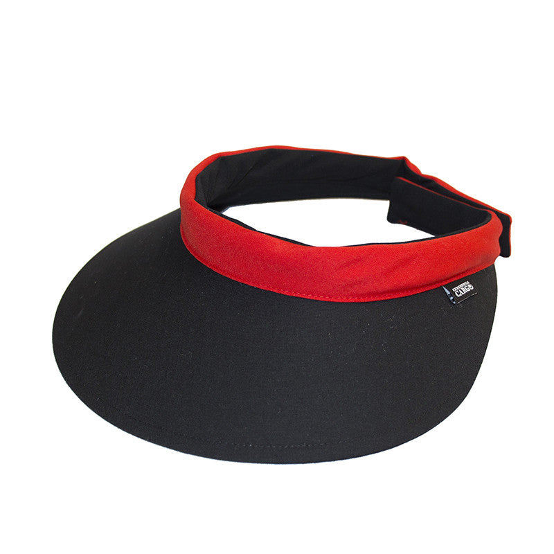 Velcro Visor || Black-Red