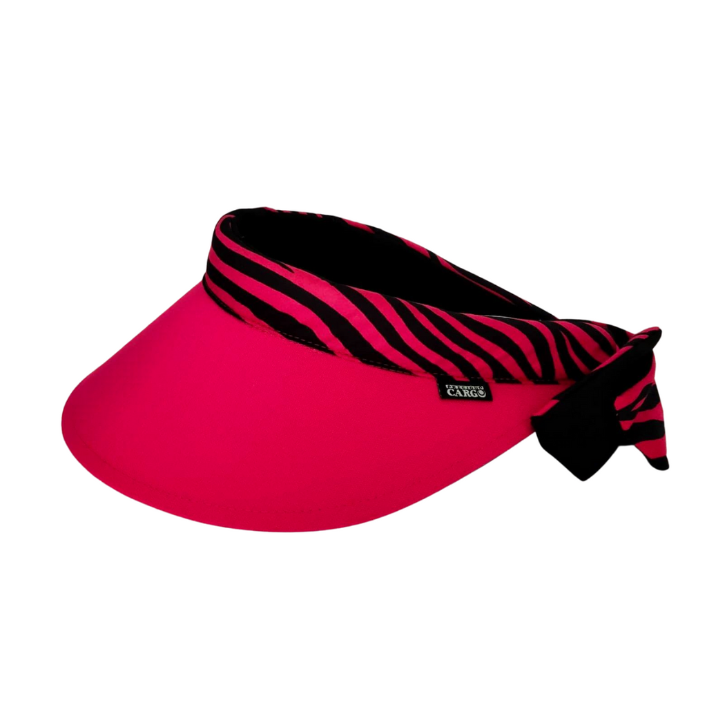 Visor II Hot Pink-Zebra