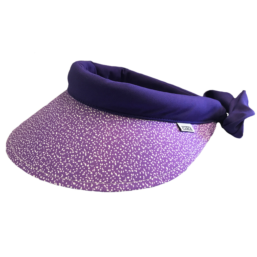 Visor ||  Mauve Splash- Purple