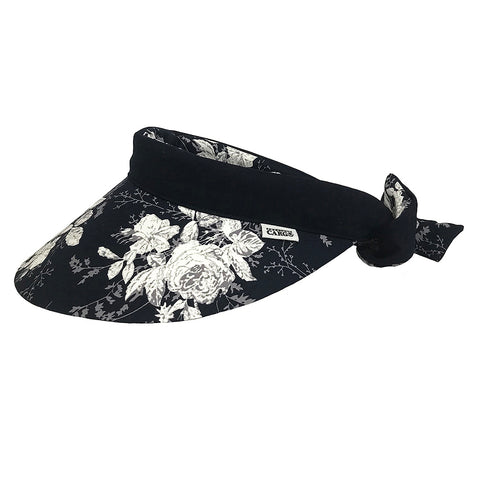 Reversible Visor  || White Rose-Sch Navy