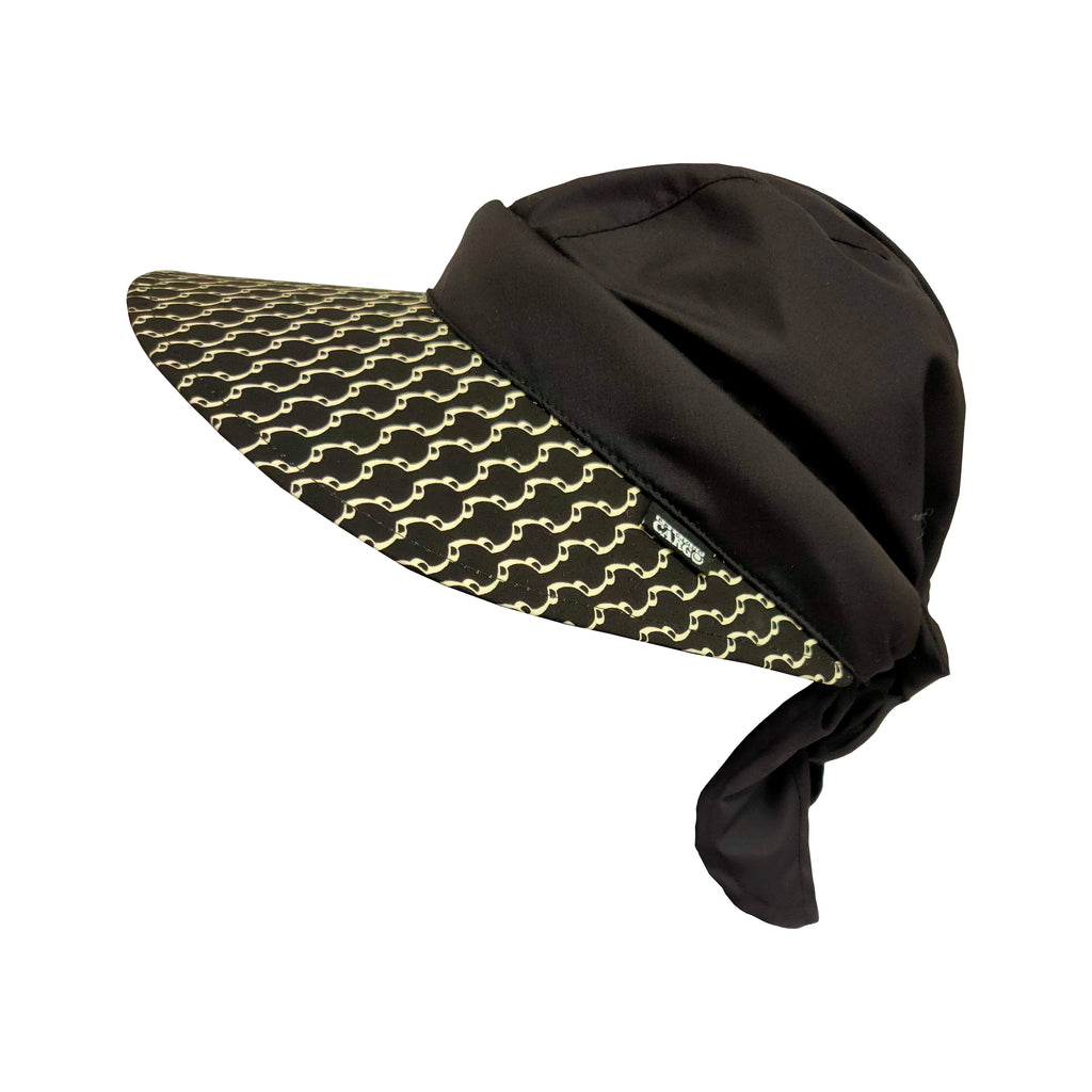 Twisty Cap II Bridle Print-Black