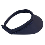 Velcro Visor || School Navy w Navy Piping