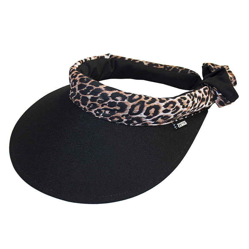 Visor || Black-Animal Georgette