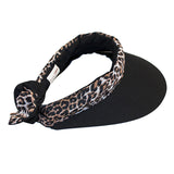 Visor || Black-Animal Georgette