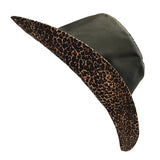 Wet Weather Bucket Hat  || Black-Small Leopard