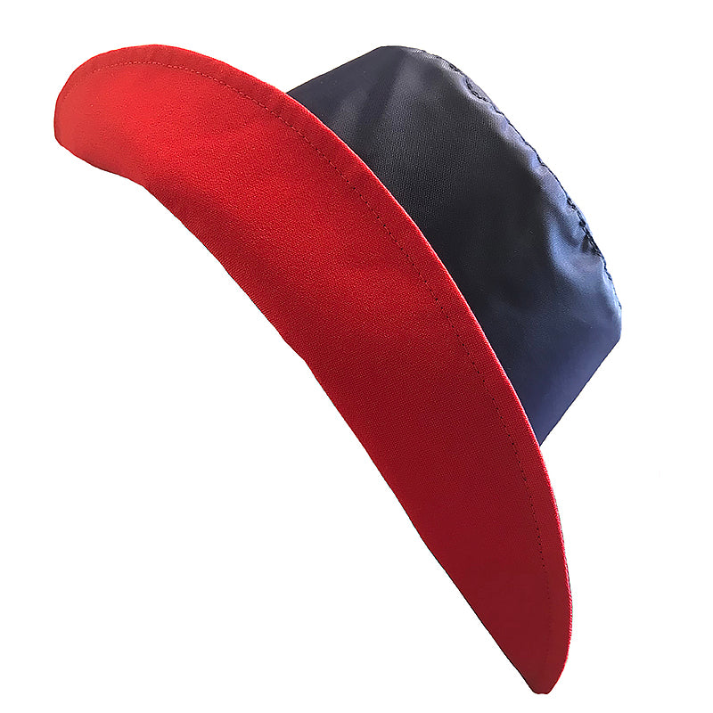 Wet Weather Bucket Hat || Navy-Red - Main Image