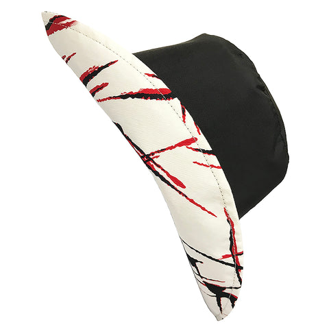 Wet Weather Bucket Hat || Black-Fireworks Red