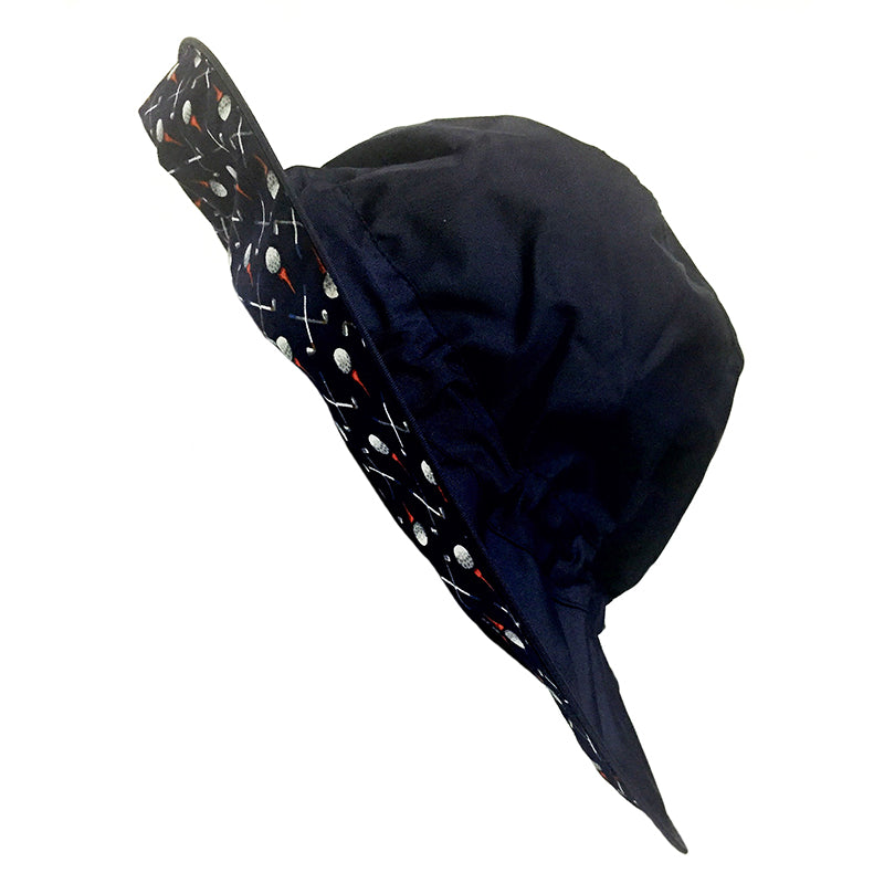 Wet Weather Floppy Hat  || Navy-Golf