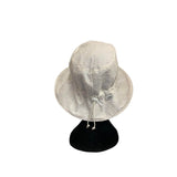 Summer Floppy Hat - Baby's Breath White