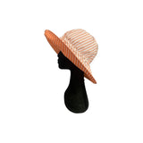 Summer Floppy Hat - Mandarin Stripe