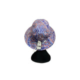 Summer Floppy Hat - Purple Paisley